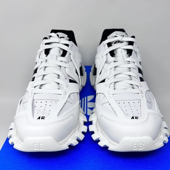 Balenciaga x Adidas Track Forum Sneakers Size 45 EU White Black main image 7